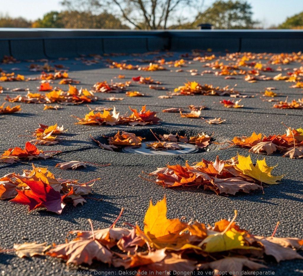 Dakschade In Herfst Dongen